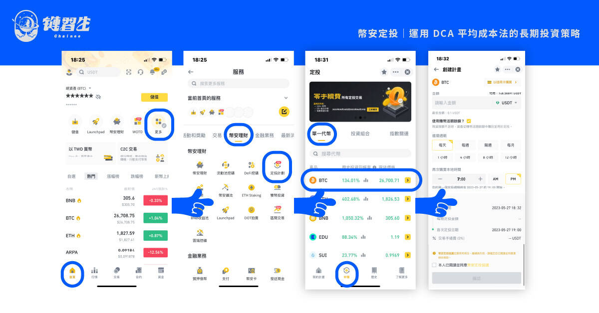 幣安定投